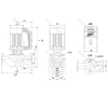 Циркуляционный насос CNP TD-E40-21G/2 с частотным регулированием