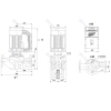 Циркуляционный насос CNP TD-E50-50G/2 с частотным регулированием