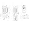 Циркуляционный насос CNP TD-E65-22G/2 с частотным регулированием