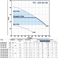 Горизонтальный насос TS1-2CP 25/130