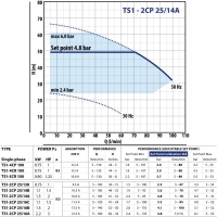 Горизонтальный насос TS1-2CP 25/14A