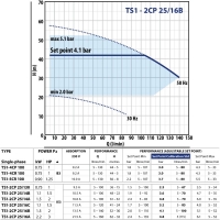 Горизонтальный насос TS1-2CP 25/16B