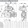 Горизонтальный насос PEDROLLO TS1-4CR 100X